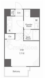 AXAS下目黒 (アクサス下目黒) 5階 間取り図
