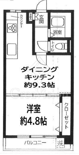 高輪ハイツ(高輪4-7-12) 3階 間取り図
