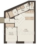 TOKEN SHIROKANE 4A 間取り図