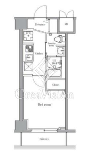 エルプレイス新子安2 5階 間取り図