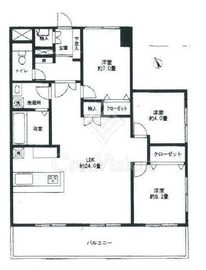 コープ野村六本木1 7階 間取り図