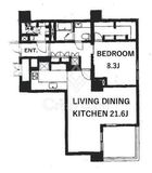 ペアシティルネッサンス 7階 間取り図