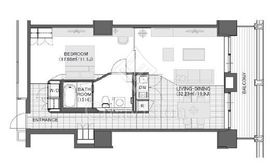 六本木ヒルズレジデンス D棟 13階 間取り図