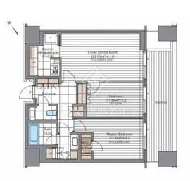 麻布台ヒルズレジデンスB 41階 間取り図