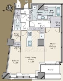 三田ガーデンヒルズ WEST HILL 6階 間取り図
