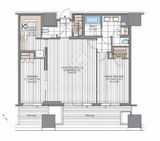 麻布台ヒルズレジデンスB 25階 間取り図