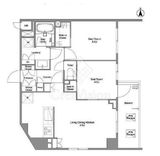 コンフォリア西新井 411 間取り図