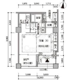 東雲キャナルコートCODAN 15-907 間取り図