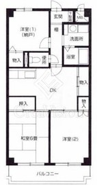 ラフィーネ港北 204 間取り図