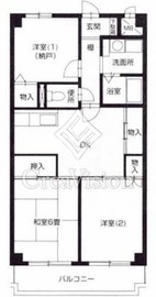 ラフィーネ港北 205 間取り図