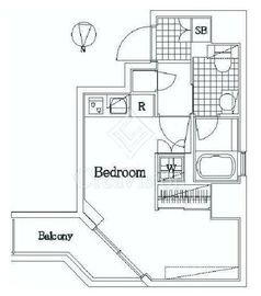ザ・レジデンス・オブ・トーキョーJY10 8階 間取り図
