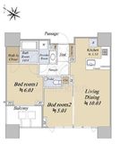 グランドミレーニア タワー＆スイート 7階 間取り図