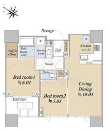 グランドミレーニア タワー＆スイート 7階 間取り図
