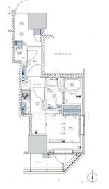 ライジングプレイス亀戸 2階 間取り図