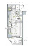 プレミアムキューブ大岡山 4階 間取り図