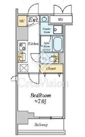 クレストコート志村坂上 6階 間取り図