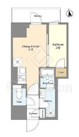 クラリティア上野稲荷町 302 間取り図