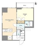 クラリティア上野稲荷町 301 間取り図