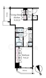 日神デュオステージ新宿若松町 11階 間取り図