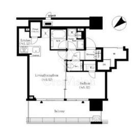 シティタワー目黒 3階 間取り図