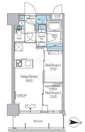 アーバネックス錦糸公園Ⅲ 803 間取り図