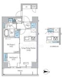 アーバネックス錦糸公園Ⅲ 801 間取り図