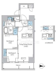 アーバネックス錦糸公園Ⅲ 201 間取り図
