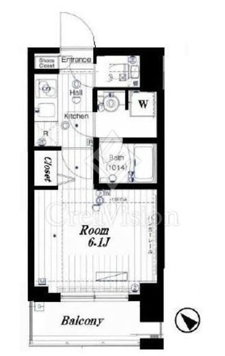 ガーラ・プレシャス川崎 12階 間取り図