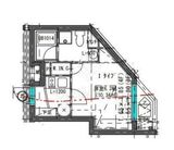 CREATIF武蔵小杉 406 間取り図