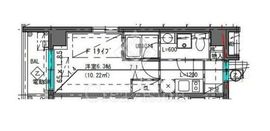 CREATIF武蔵小杉 103 間取り図