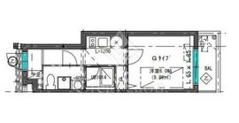 CREATIF武蔵小杉 104 間取り図