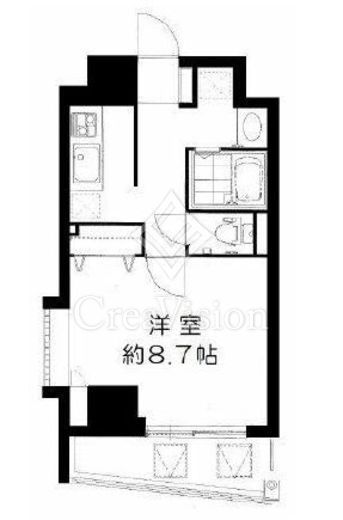 レジーナエビス 401 間取り図