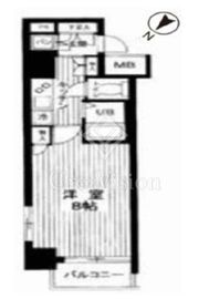 スカイコート日本橋浜町第3 6階 間取り図