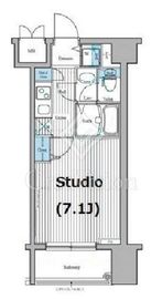 ガラ・ステーション岩本町North 10階 間取り図