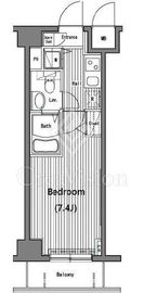 ガラ・グランディ大手町 10階 間取り図