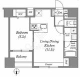 ACP Residence中野新橋 202 間取り図