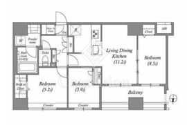 ACP Residence中野新橋 1001 間取り図