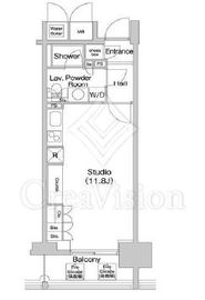 コンフォリア北参道 407 間取り図