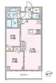 アーバンパーク船堀Ⅱ 206 間取り図