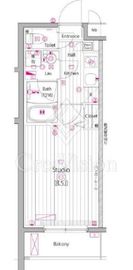 ガーラ・アヴェニュー明大前 7階 間取り図