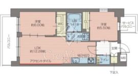 プレジオ北綾瀬ASIAN 201 間取り図