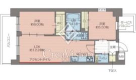 プレジオ北綾瀬ASIAN 701 間取り図