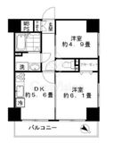 ロイヤルプラザ浅草 8階 間取り図