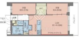 プレジオ北綾瀬ASIAN 307 間取り図