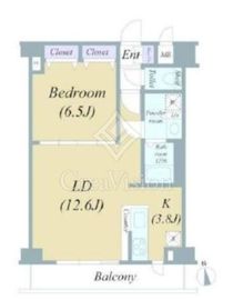 ヴェルステージ秋葉原イースト 9階 間取り図