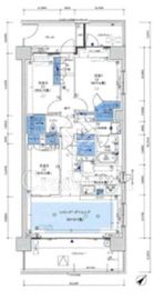 ザ・パークハウス横浜新子安ガーデン 8階 間取り図