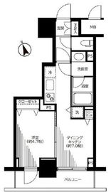 銀座レジデンス伍番館 204 間取り図