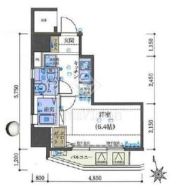 リヴシティ文京本郷 12階 間取り図