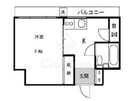 マンション五反田 13階 間取り図