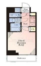 リージア亀戸 704 間取り図
